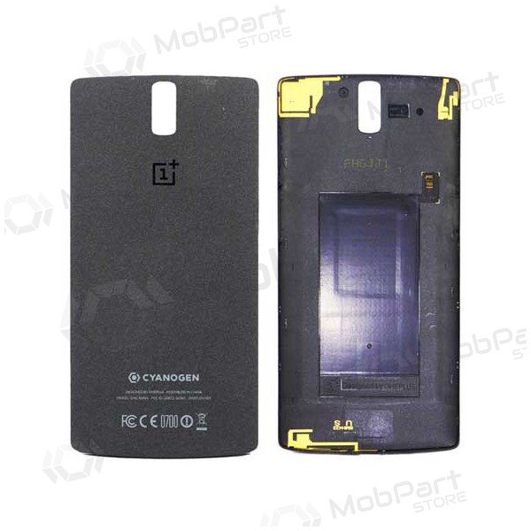 OnePlus One back / rear cover (black) (used grade B, original)