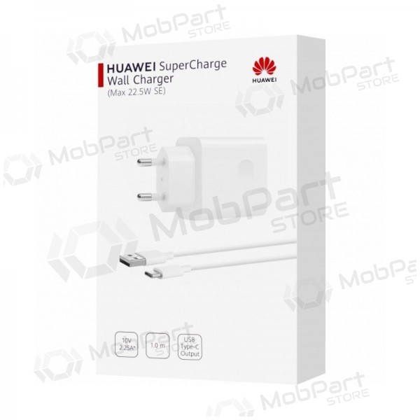 Charger original Huawei CP404B SuperCharge 22.5W + cable Type-C 1m in the package white