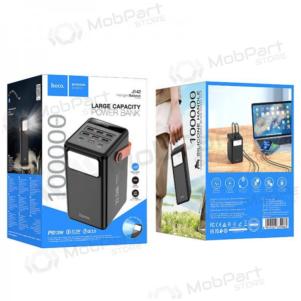 Portable charger / power bank Power Bank Hoco J142 22.5W+PD20W 100000mAh black