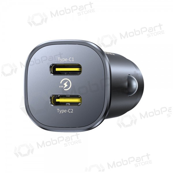 Car charger Baseus GoTrip 2xUSB-C 30W black C00072300123-01