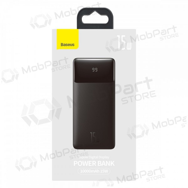 Portable charger / power bank Power Bank Baseus Bipow Type-C PD+2xQuick Charge 3.0 15W 10000mAh su ekranu black PPBD050001