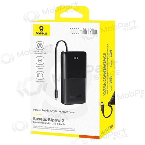 Portable charger / power bank Power Bank Baseus Bipow 2 20W 10000mAh black P10077101113-00