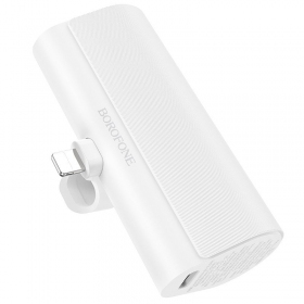 Portable charger / power bank Power Bank Borofone BJ35 Lightning 5000mAh white