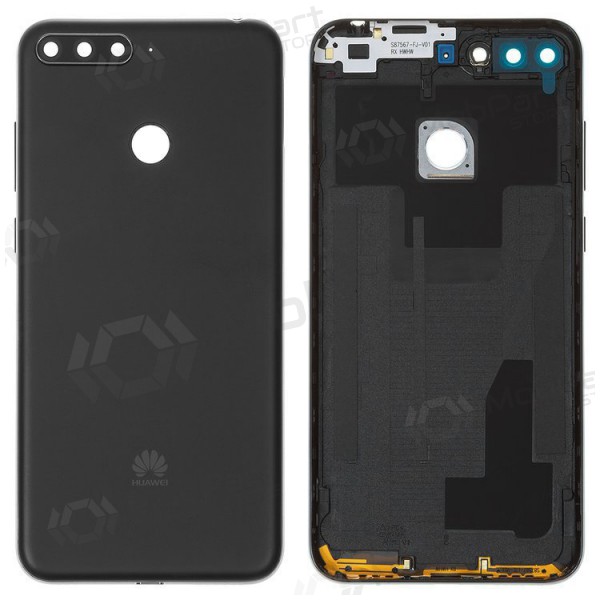 Huawei Y6 Prime 2018 back / rear cover (black) (used grade C, original)