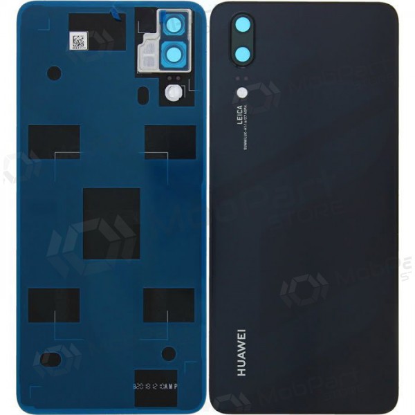 Huawei P20 back / rear cover (black) (used grade C, original)