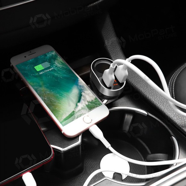 Charger automobilinis Hoco Z29 x 2 USB (3.1A) (black)