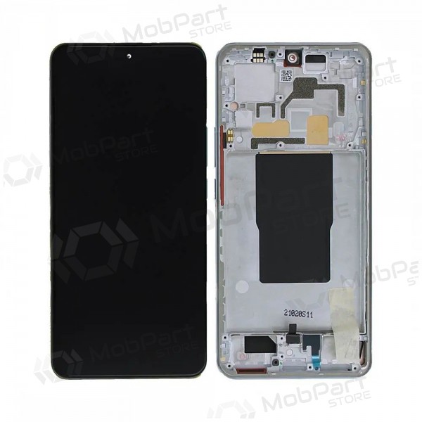 Xiaomi 12T, 12T Pro screen (silver) (with frame) (original)
