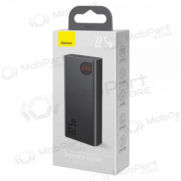 Portable charger / power bank Power Bank Baseus Adaman 22.5W 20000mAh + Type-C 0.3m black PPAD070101