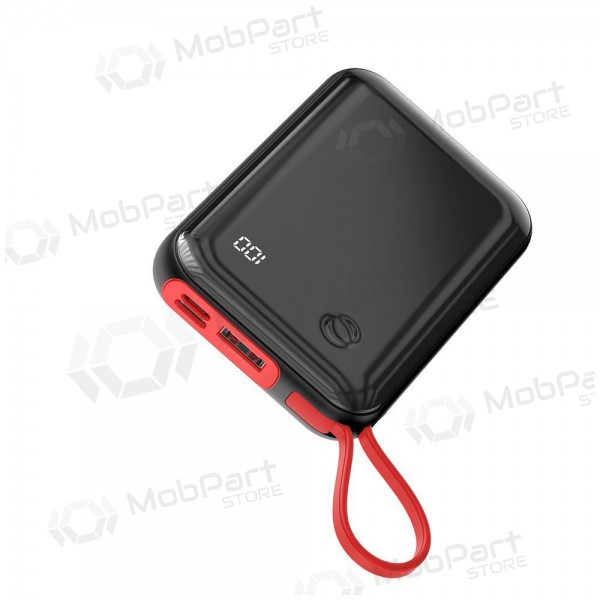 Portable charger / power bank Power Bank Baseus Mini S USB + USB Type C + Lightning 3A 10000mAh black PPXF-E01 Portable charger / power bank Power Bank Baseus Mini S USB + USB Type C + Lightning 3A 10000mAh black PPXF-E01