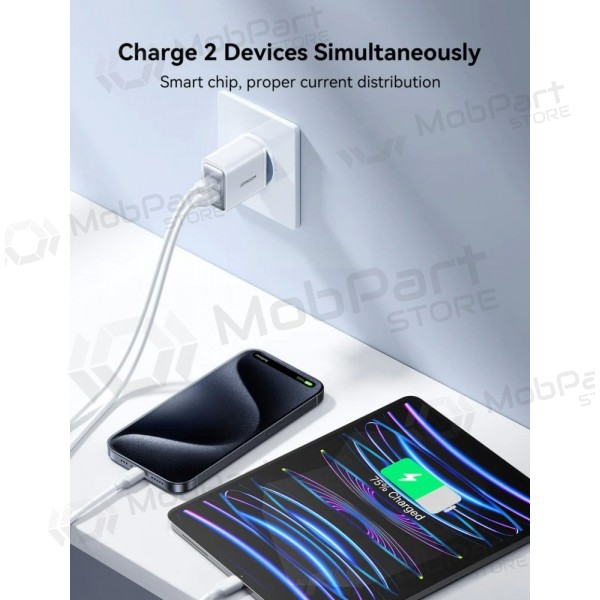 Charger Joyroom JR-TCF15 USB-C/USB-A 30W white