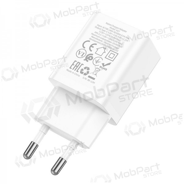 Charger buitinis Hoco N27 Innovative PD20W white