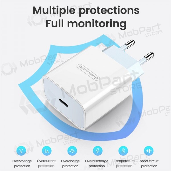Charger Jellico AK180 20W USB-C + USB-C to USB-C cable 1.0m white