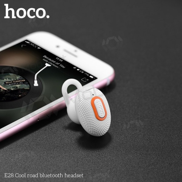 Wireless headset / handsfree HOCO E28 (white)