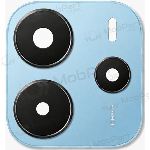 Xiaomi Redmi Note 14 4G camera glass with frame (blue)