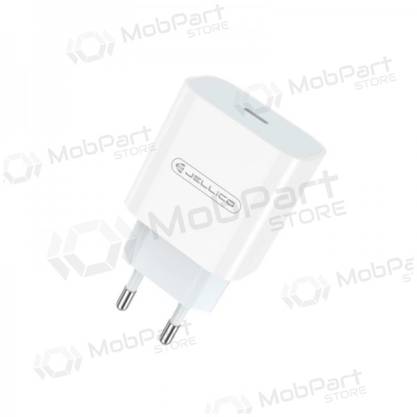 Charger Jellico AK180 20W USB-C + USB-C to Lightning cable 1.0m white