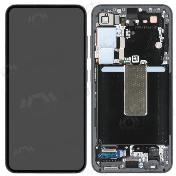 Samsung Galaxy S23 screen (black) (with frame) (original)
