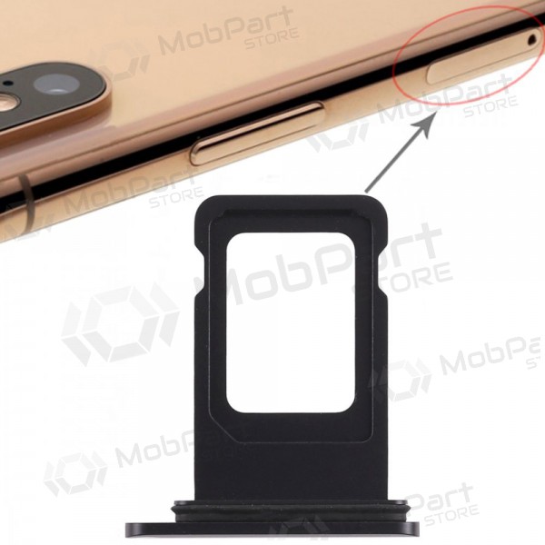 Apple iPhone XR SIM card holder (black)