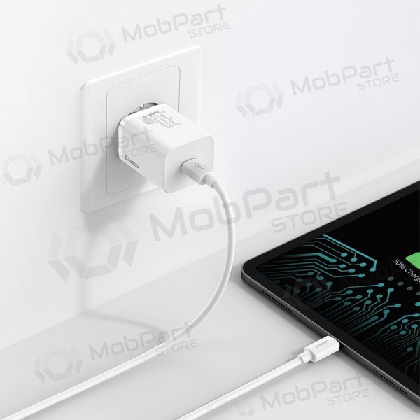 Charger buitinis Baseus Super Si 30W white CCSUP-J02