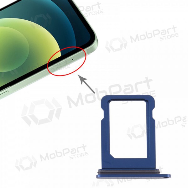 Apple iPhone 12 SIM card holder (blue)