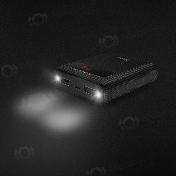 Portable charger / power bank Power Bank Hoco B20 su LCD ekranu 10000mAh (black)