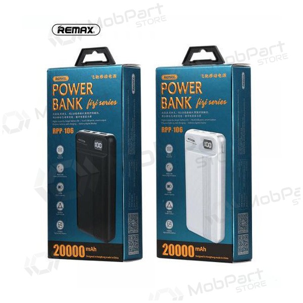Portable charger / power bank Power Bank Remax RPP-106 20000mAh (black)