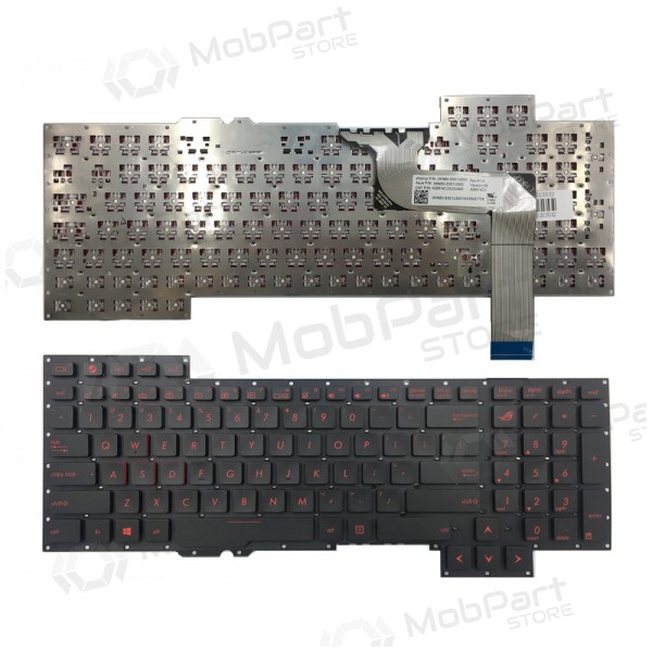 ASUS: ROG G751, G751J, G751JL, G751JM, G751JT, G751JY keyboard