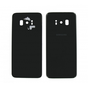 Samsung G955F Galaxy S8 Plus back / rear cover black (Midnight black) (used grade C, original)