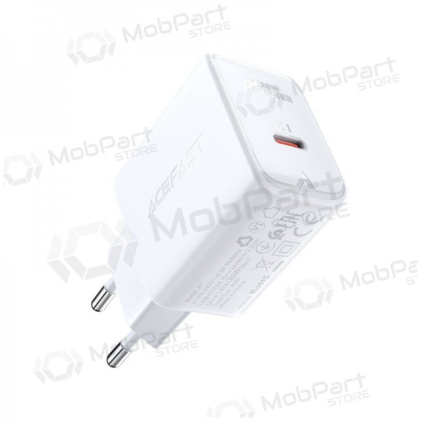 Charger buitinis Acefast A1 PD20W USB-C white