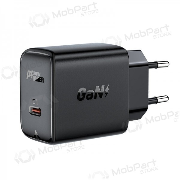 Charger buitinis Acefast A21 30W GaN USB-C black