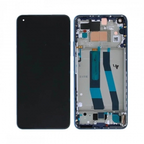 Xiaomi 11 Lite 5G NE screen (blue) (with frame) (original)