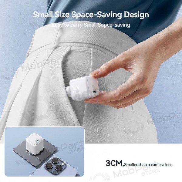 Charger Joyroom JR-TCG08 USB-C GaN PD20W white
