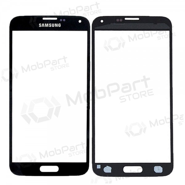 Samsung G900F Galaxy S5 Screen glass (black) (for screen refurbishing)