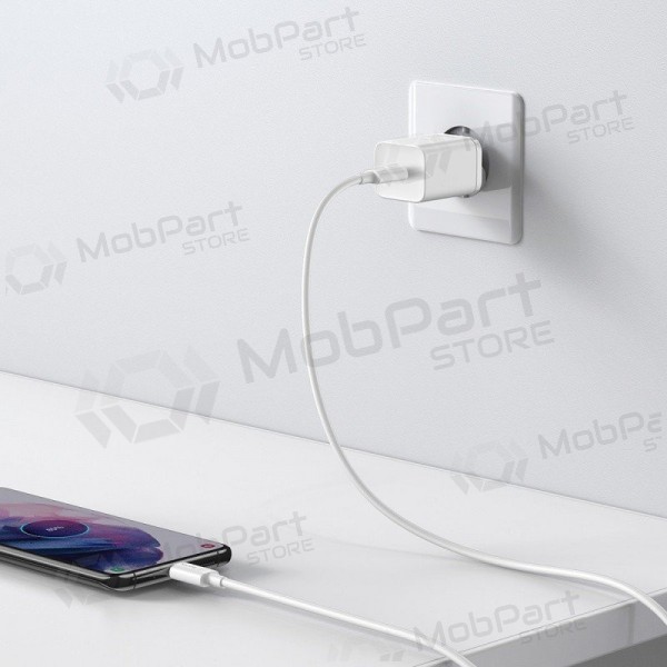Charger buitinis Baseus Super Si 25W + Type-C 1.0m white TZCCSUP-L02