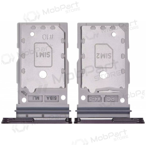 Samsung Galaxy S24, S24+ Dual SIM card holder (black) (original)