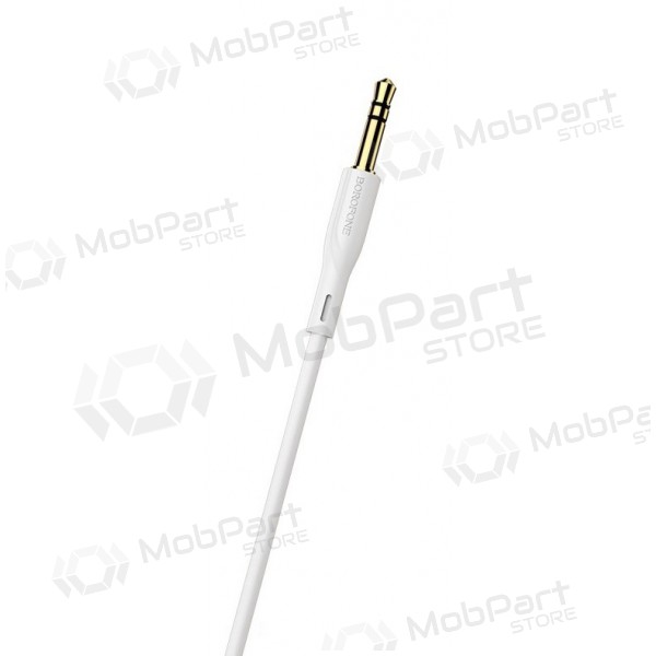 Audio adapter 3,5mm į 3,5mm Borofone BL1 (white)