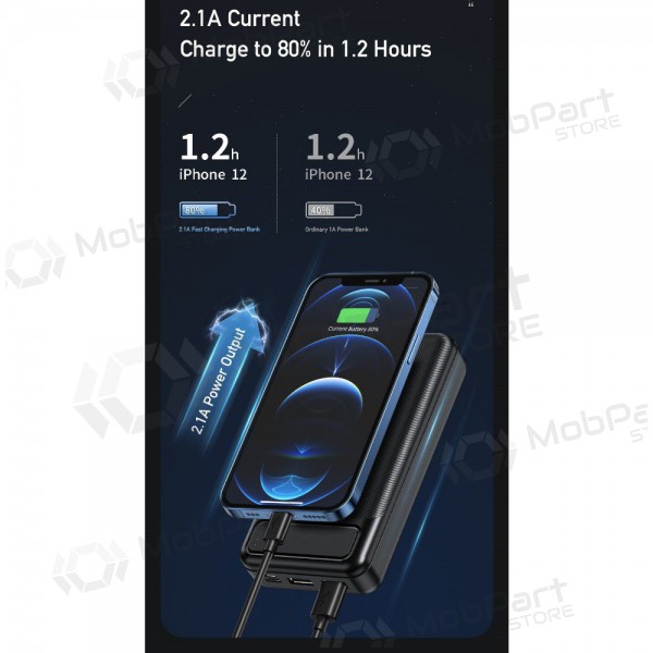 Portable charger / power bank Power Bank Awei P6K 5V/2.1A 20000mAh black