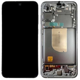 Ekranas Samsung S711 S23 FE 5Gwith lietimui jautriu stikliuku and rėmeliu Graphite original (service pack)