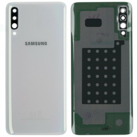 Samsung A705 Galaxy A70 2019 back / rear cover (white) (used grade C, original)