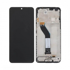Ekranas Xiaomi Redmi 14C 4G/Poco C75 su lietimui jautriu stikliuku and rėmeliu Black ORG