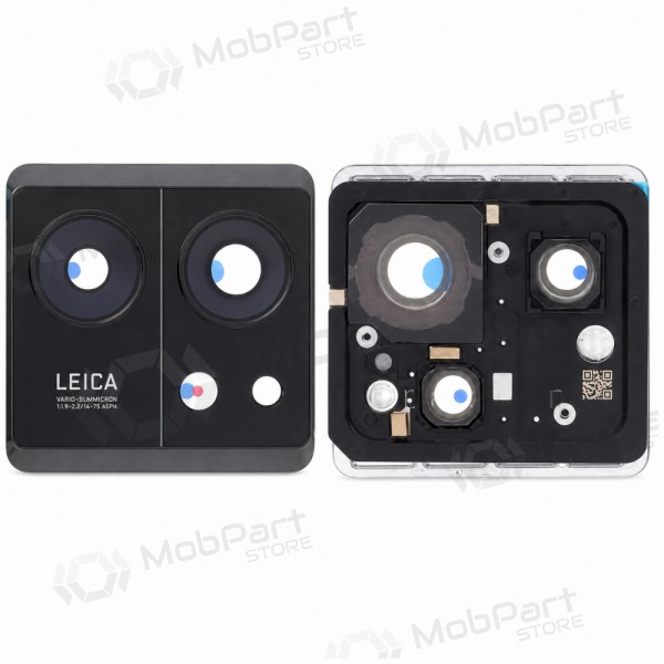 Xiaomi 13T, 13T Pro camera glass with frame (black)