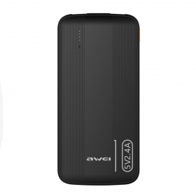 Portable charger / power bank Power Bank Awei P20K 5V/2.4A 10000mAh black
