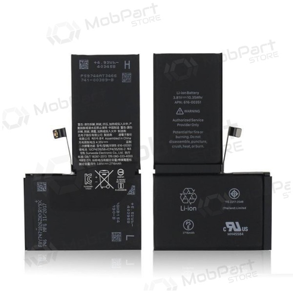 Apple iPhone X battery / accumulator (2716mAh) - Premium