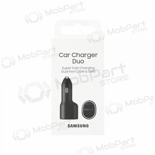 Charger automobilinis original Samsung EP-L4020NBEGEU 1xType-C 1xUSB-A black in the package 40W