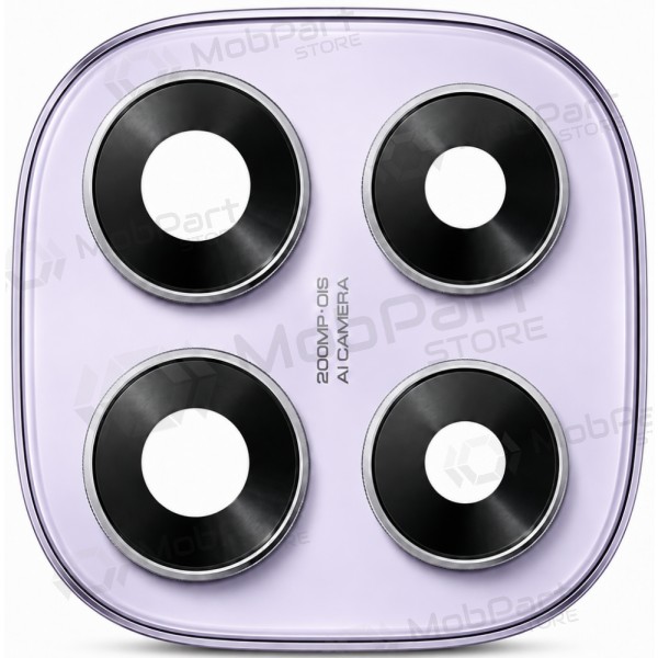 Xiaomi Redmi Note 14 Pro 5G camera glass with frame (violet)