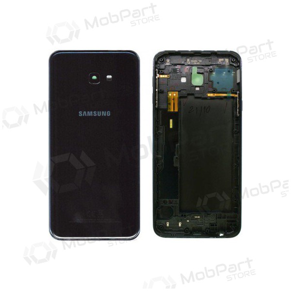 Samsung J415 Galaxy J4+ 2018 back / rear cover (black) (used grade A, original)
