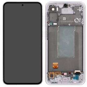 Samsung Galaxy A56 screen (pink) (with frame) (original)