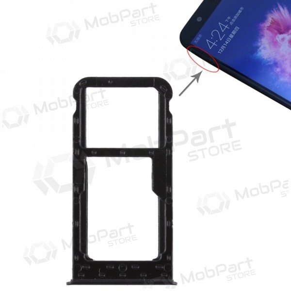 Huawei P Smart SIM card holder (black) (original)