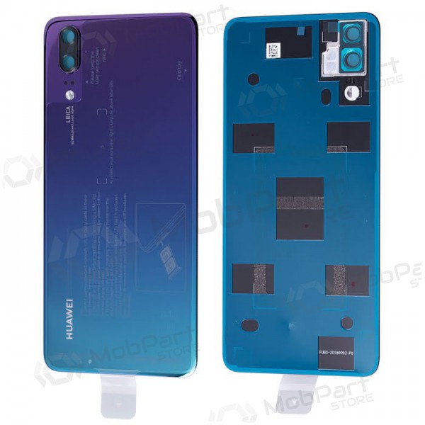 Huawei P20 back / rear cover (Twilight) (used grade C, original)