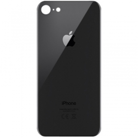 Apple iPhone 8 back / rear cover grey (space grey) (bigger hole for camera)