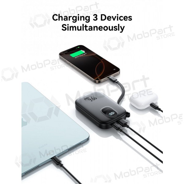 Portable charger / power bank Power Bank Joyroom JR-PBF17 22.5W with USB-C cable 10000mAh black